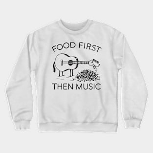 FOOD FIRST Crewneck Sweatshirt